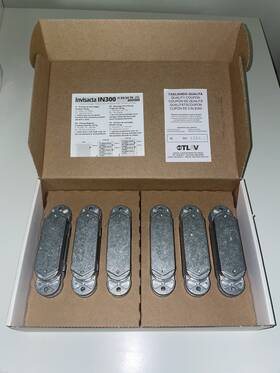In300 Otlav 6-pack Adjustable 180 Concealed Door Hinges Made In Italy Invisacta