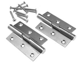 Ototec 046655187475 2pcs 3 Inch Rising Butt Right Handed Lift Off Door Hinge