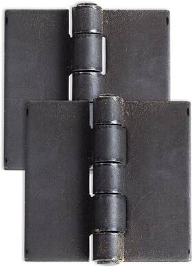 Overseas Supply 313038872809 Heavy Duty Weldable Steel Hinges For Gates And Doors - 4 Inch X 1 Pair