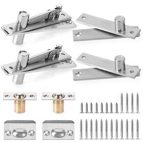 Om-us-00561 Ownmy 2 Set Hidden Door Hinges - Heavy Duty Pivot Hinge Kit For Murphy Bookshelf &