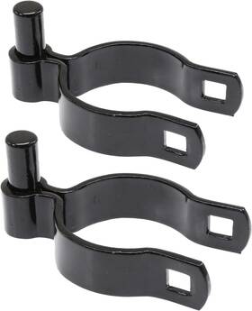 Ozark Fence 850062203259 Chain Link Gate Post Hinge - Heavy Duty Pressed Steel Includes Carriage B