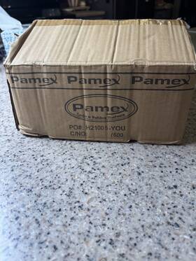 Hr35-50rcp Pamex 3.5 Inch X 5/8 Steel Door Hinge Us26 Silver Box Of 100