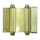 Par070spb6 Brass Plated Double Action Spring Hinges Pack Of 031334102955