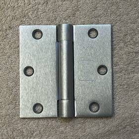 Cp81 Pbb World Class Hinges Dull Chrome Steel 4-pack 3.5 X