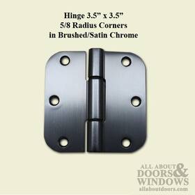 0b8f0008 Pella Door Hinge For From 01- 07 3.5 Inch Square Radius Corner