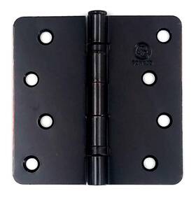 Penrod 644391831265 Door Hinges Oil Rubbed Bronze Ball Bearing 4 Inch With 1/4 Radius 3 Pack