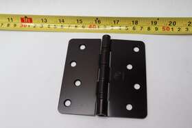 M18649 Penrod 3-pk Door Hinges Ball Bearing Oil Rubbed Bronze 4 Inch With 1/4 Radius