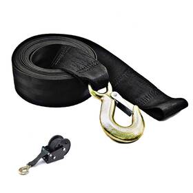 Percare 791537413776 Heavy Duty Winch Strap Tow Straps With Hook And Loop End For Boat Trailer