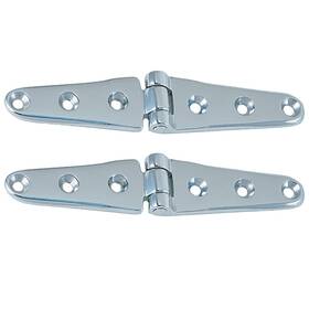 0120dp3chr Perko 8 Inch Chrome Plated Bronze Strap Hinges