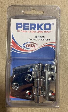 1214dp1chr Perko 2-1/2 Inch Offset Shortside Hinge