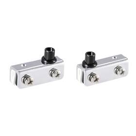 Peroup 617662812362 4 Pairs 40x13x15mm Glass Hinge For Wooden Showcases Door Pivot Clamp