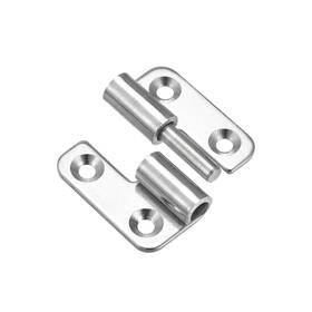 Peroup 619668006349 4 Pcs 1.5 Inch Lift Off Hinge Right Detachable Small Slip Joint Flag Hinges