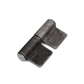 Peroup 619668089960 6pcs 360 Degree 3-inch Metal Welding Flag Hinge Cupboard Cabinet Door Gray