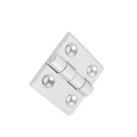 Peroup 619668308351 3pcs 58x50x12mm Door Butt Hinge For Gate Aluminum Alloy Weldable Hinges Silver