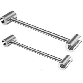 Phewnyzo 744759137548 Heavy Duty Hinges Gap Adjusting Wrench Double Ended Door Hinge Repair Tool 2pack