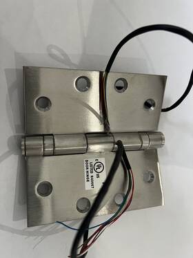 Ss-4545el8w Pinnacle Hardware Supply 8 Wire Stainless Steel Electrified Hinge