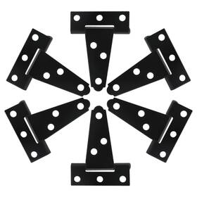 Wq211110-0007 Piutouyar 6pcs T Strap Hinges 2 Inch Tee Hinge Heavy Duty Barn Door H