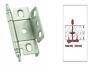 Pk3175tmg10 Amerock Full Inset Wrap Minaret Tip Hinge With 26634149830