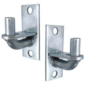 Wmgh-01 Plairc 2 Pack Wall Mount Gate Hinges Heavy Duty Farm Chain Link Fence