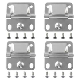 B0b9b93hp4 Pokin Ca Cooler Stainless Steel Hinges With Screws Set - 2 Inch X 2.125 Silver