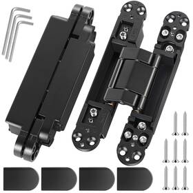 Polar Tangro B0b6pp1j51 7 Inch Invisible Door Hinges 2 Pack 3d Adjustable Hidden