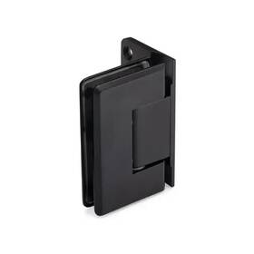 Ocn80146.622 Portals Oceana Std Duty 90 Deg. Wall/glass Hinge Without Ffset Backplate Matt Black