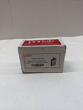 Tag81176.625 Portals Taiga Lot Of 2 90 Degree Heavy Duty Wall Glass Hinge Polished Chrome