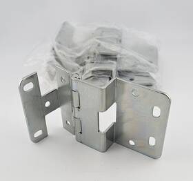 H760 Pride Industrial Five-knuckle Hinges Brushed Stainless Steel For 3/4 Inch Door - Lot Of 4 / New