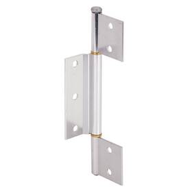 Prime-line 049793050939 K 5093 Screen Door Hinge 1/8 Inch Offset Center Leaf Aluminum Finish Single Pack