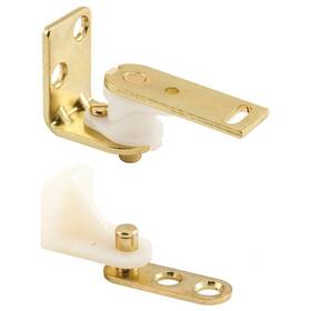Prime-line 049793091338 U 9133 Hinge Set Caf Door Style Brass Single Pack