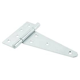 Mp18672 Prime-line 049793686725 Tee Hinge 6 Inch Hot Rolled Steel Satin Nickel Finish Heavy