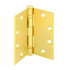 1156463 Prime-line U Door Hinge Commercial 2 Ball Bearing 4-1/2 Inch X4-1/2 3 Pak