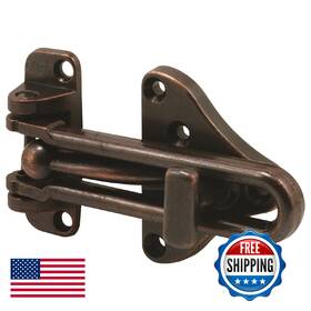 B0721yz6wp Prime-line U 11317 Hinged Bar Lock 3-7/8 Inch High Security Classic Bronze
