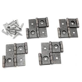 Pro Bamboo Kitchen 729388245260 4pcs Screen Hinge 360 Degree Rotation Iron 46.1x42.6mm Furniture Fold Inch