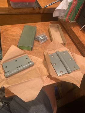 Ta-190pc Pro Gate Supply Butt Hinge Flat Steel Heavy Duty Metal Door 3 1/2 Inch X 5 Pairs 2 Hinges