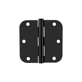B0dblb88f4 Probrico 3.5 Inch Black 5/8 Radius Rounded Corner Interior Door Hinges - 30 Pack
