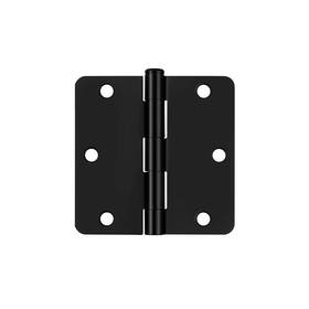 B0dnsjnqh1 Probrico 3.5 Inch Black Round Door Hinges 1/4 Radius Corners 30 Pack