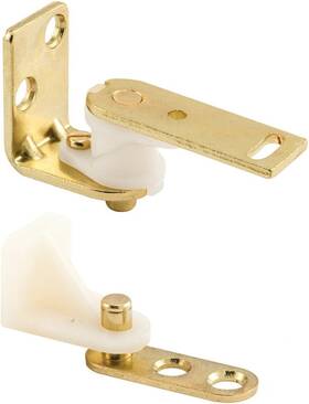 9133 Products 313098228257 U Hinge Set Caf Door Style Brass Single Pack