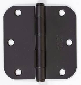 91033 Products Inc 445050881897 3.5 Inch X Plain Bearing 5/8 Radius Corners Mortise Hinge - Pair Medium