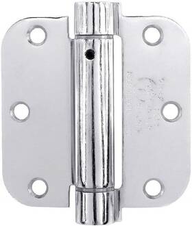 95033us26 Products Inc 95033 3.5 Inch X Spring Mortise Hinge With 5/8 Radius Corners - Pair Polished