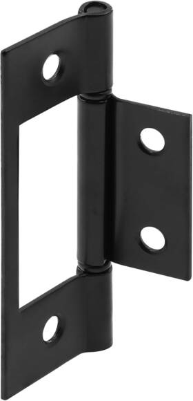 72738bi-fold Products N-72738 N Door Non-mortise Hinge Matte Black 2 Pack