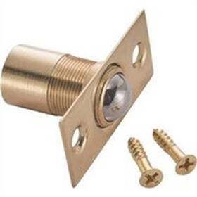 Cb-b03pb Prosource Ball Catch With Square Corner Latch 2-1/8 By 1-1/16 Inch Polished Brass On Solid