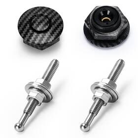 Hpl04 Ptnhz 2pcs 1.25 Inch Universal Style Quick Latch Bumper Release Fastener Push Butto