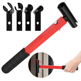 In1-dr Ptoso Door Hinge Adjustment Tool Kit - 4 In 1 Gap Adjusting Wrench With Repla