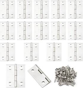 Pxy 726084150997 1.5 Inch Stainless Steel Folding Butt Hinge Home Furniture Hardware Door Cupboar