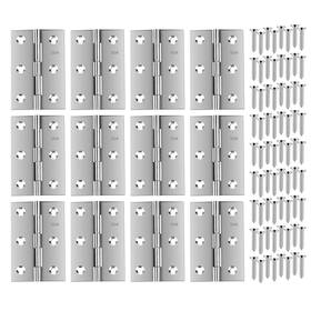 B0d8tcgt7l Qanqiuple Stainless Steel Folding Door Hinges 3 Inch - 12 Pack Furniture Cabinet Window
