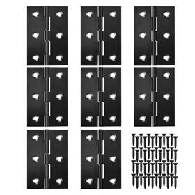 Hinge-b-8 Qanqiuple Black Butt Hinges 3 Inch For Furniture Door Window Case Lid And Wooden Box Ch