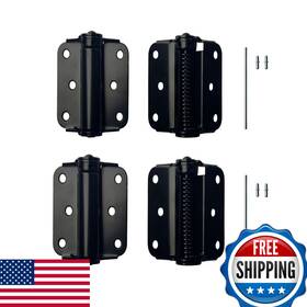 Qcaa B086d8ljwr Heavy Duty Adjustable Spring Hinge Thicker 3 Blackmade In Taiwan 4 Pack