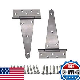 Qcaa B0c5wr1tq4 Stainless Steel Extra Heavy Tee Hinge 10 Polished 2 Pack