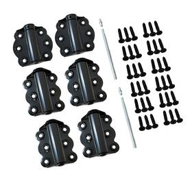 B0chhxp4qr Qcaa Door Spring Hinges 2-3/4 Inch Self-closing Adjustable Black Set Of 2 Tai